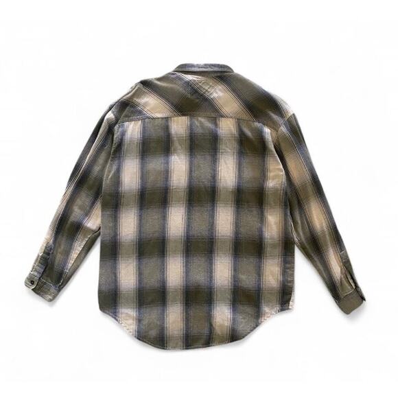 Vintage 90s Levi’s plaid long sleeve casual button-up 100% cotton shirt size L - Picture 6 of 6